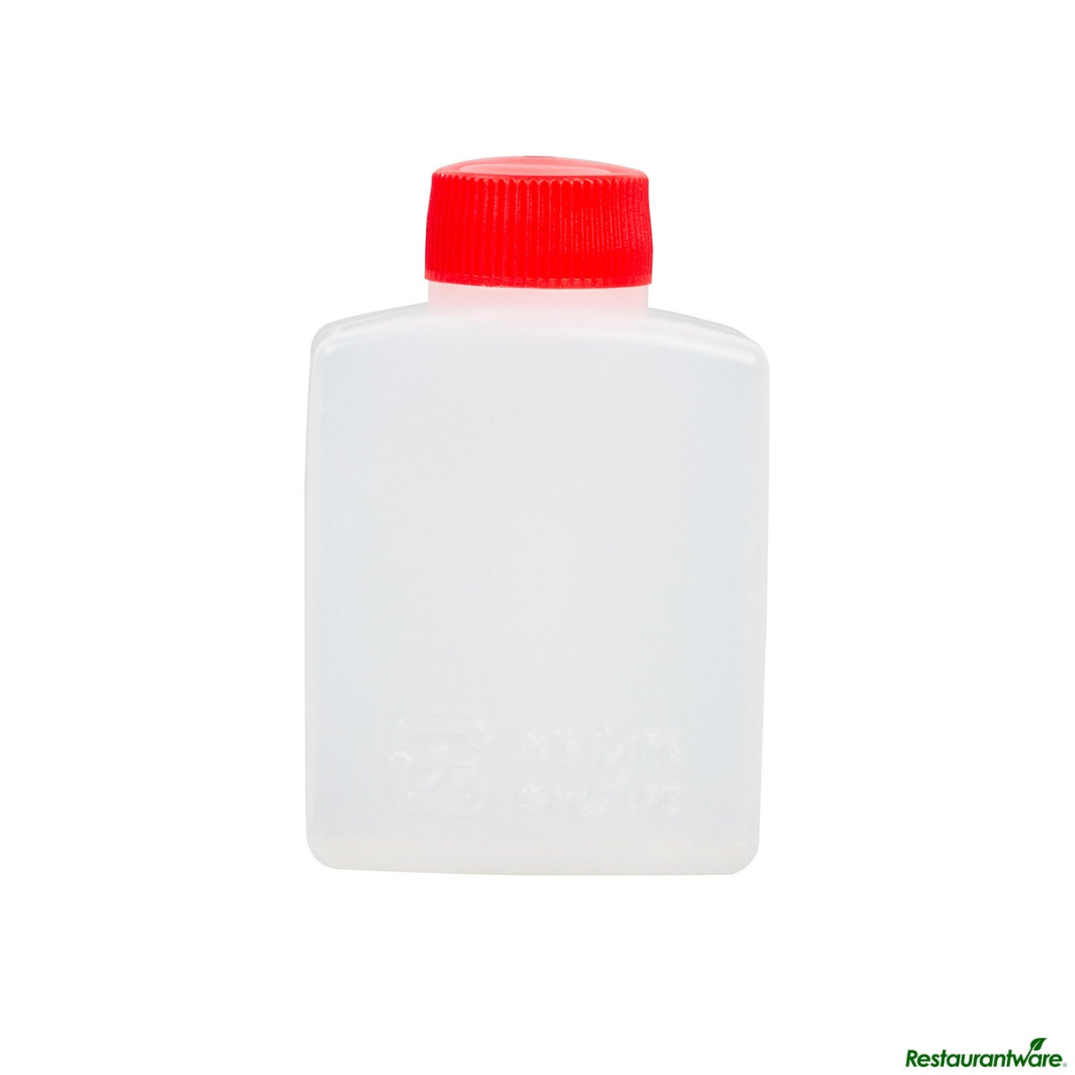 Bottles, Soy Sauce, Bento Tek 2 Ounce, Plastic, Clear, includes Red Cap, 1.50 x 1 x 2.50 Inch,100 - 1 EACH