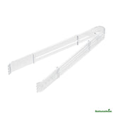 Tongs, Serrated, Cater Tek Heavy-Duty, 9 Inch, Plastic, Clear,10 - 1 EACH