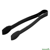 Tongs, Ridged, Cater Tek, 9 Inch, Plastic, Black,10 - 1 EACH