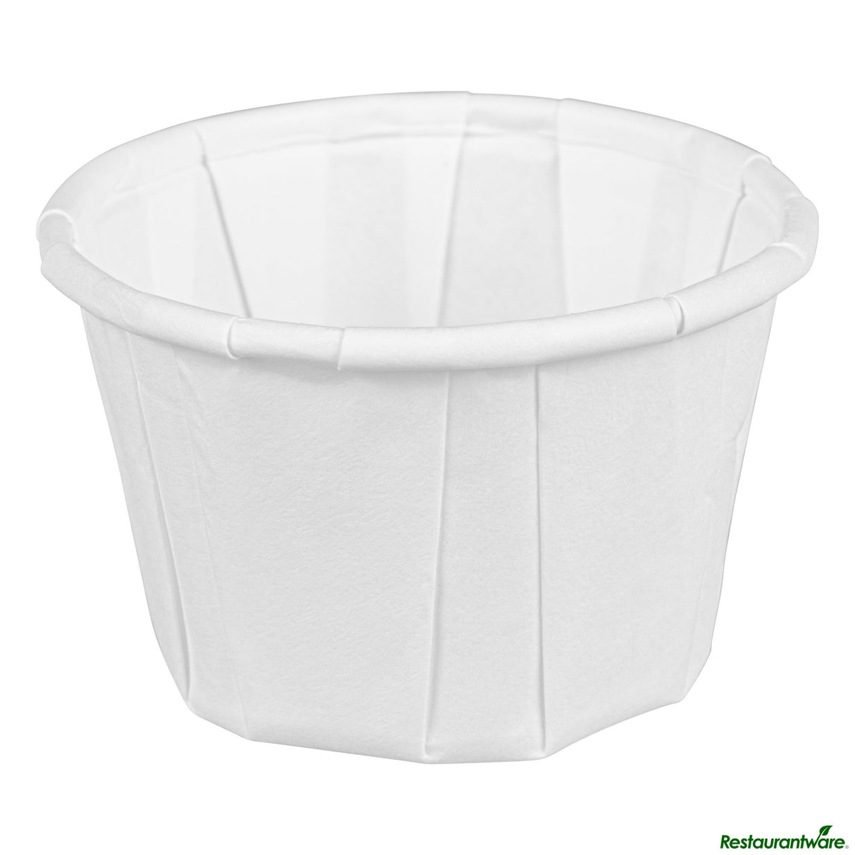 Cups, Souffle Portion, 1 Ounce, Paper, White, Compostable,100 - 1 EACH