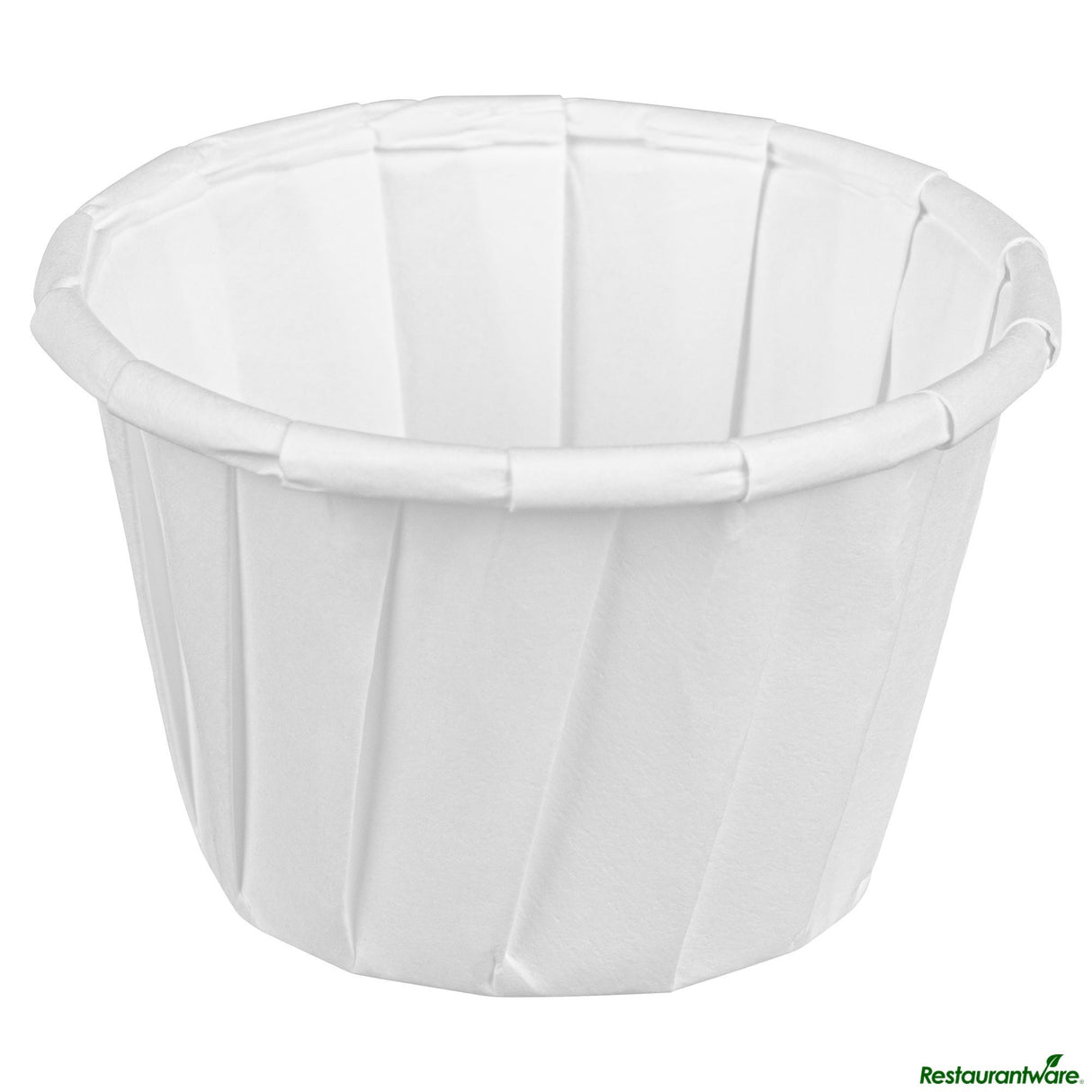Cups, Souffle Portion, 1.25 Ounce, Paper, White, Compostable,100 - 1 EACH