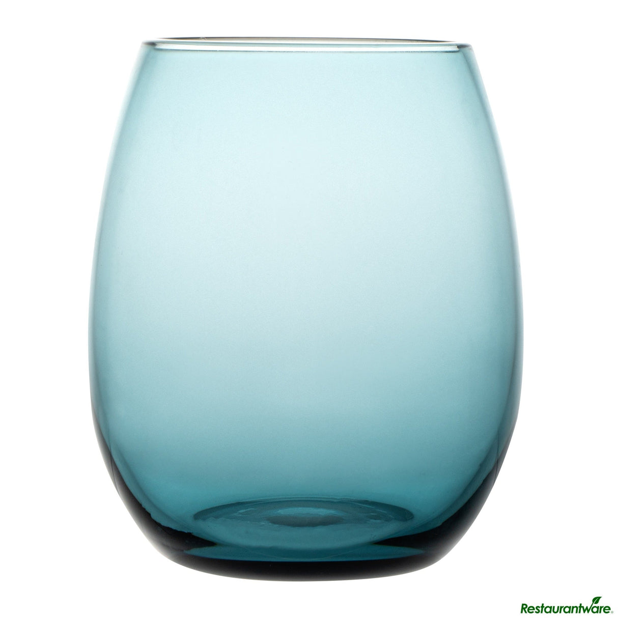 Glasses, Wine, Vetri, 15 Ounce, Blue, Stemless, 3.75 x 3.75 x 4.25 Inch,6 - 1 EACH