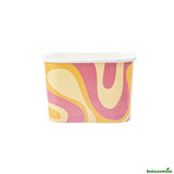 Cups, To-Go, Coppetta 12 Ounce, Paper, Tropical Twist, Square, 4.25 x 3.25 x 2.75 Inch,50 - 1 EACH