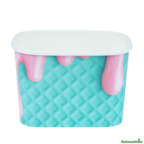 Cups, To-Go, Coppetta 12 Ounce, Paper, Bubblegum Splash, Square, 4.25 x 3.25 x 2.75 Inch,50 - 1 EACH