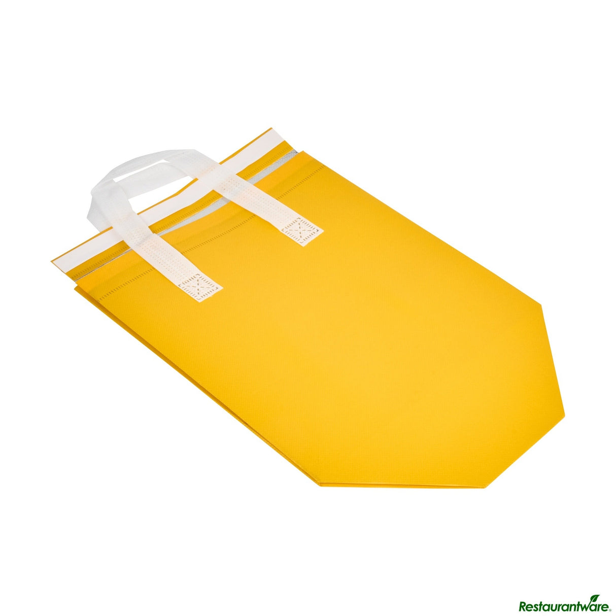 Bags, Take-Out, Bag Tek 9.5 x 6 x 10.25 Inch, Fabric, Yellow, Insulated, Tamper-Evident,25 - 1 EACH