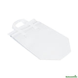 Bags, Take-Out, Bag Tek 9.5 x 6 x 10.25 Inch, Fabric, White, Insulated, Tamper-Evident,25 - 1 EACH