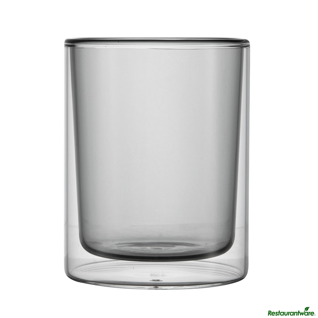 Tumblers, Forma Professional, 9 Ounce, Double-Wall, Borosilicate, Gray, 3.25 x 3.25 x 4 Inch,2 - 1 EACH