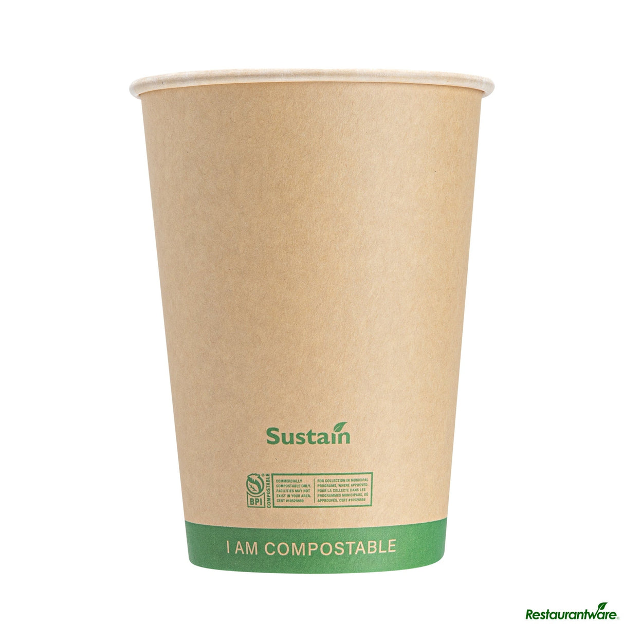 Containers, Soup, 32 Ounce, Paper, Kraft, Round, 4.5 x 4.5 x 5.75 Inch, Compostable,25 - 1 EACH