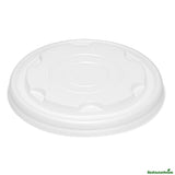Lids, Sustain, Plastic, White, Round, for 8 Ounce Soup Container,25 - 1 EACH