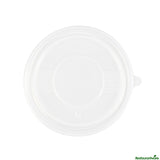 Lids, Bento Tek, Plastic, Clear, Round, 6 x 6 Inch, fits 23 Ounce To-Go Boxes,50 - 1 EACH