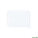 Lids, Bento Tek, Plastic, Clear, Rectangle, 7.25 x 4.75 Inch, fits 16/22/30 Ounce To-Go Boxes,50 - 1 EACH