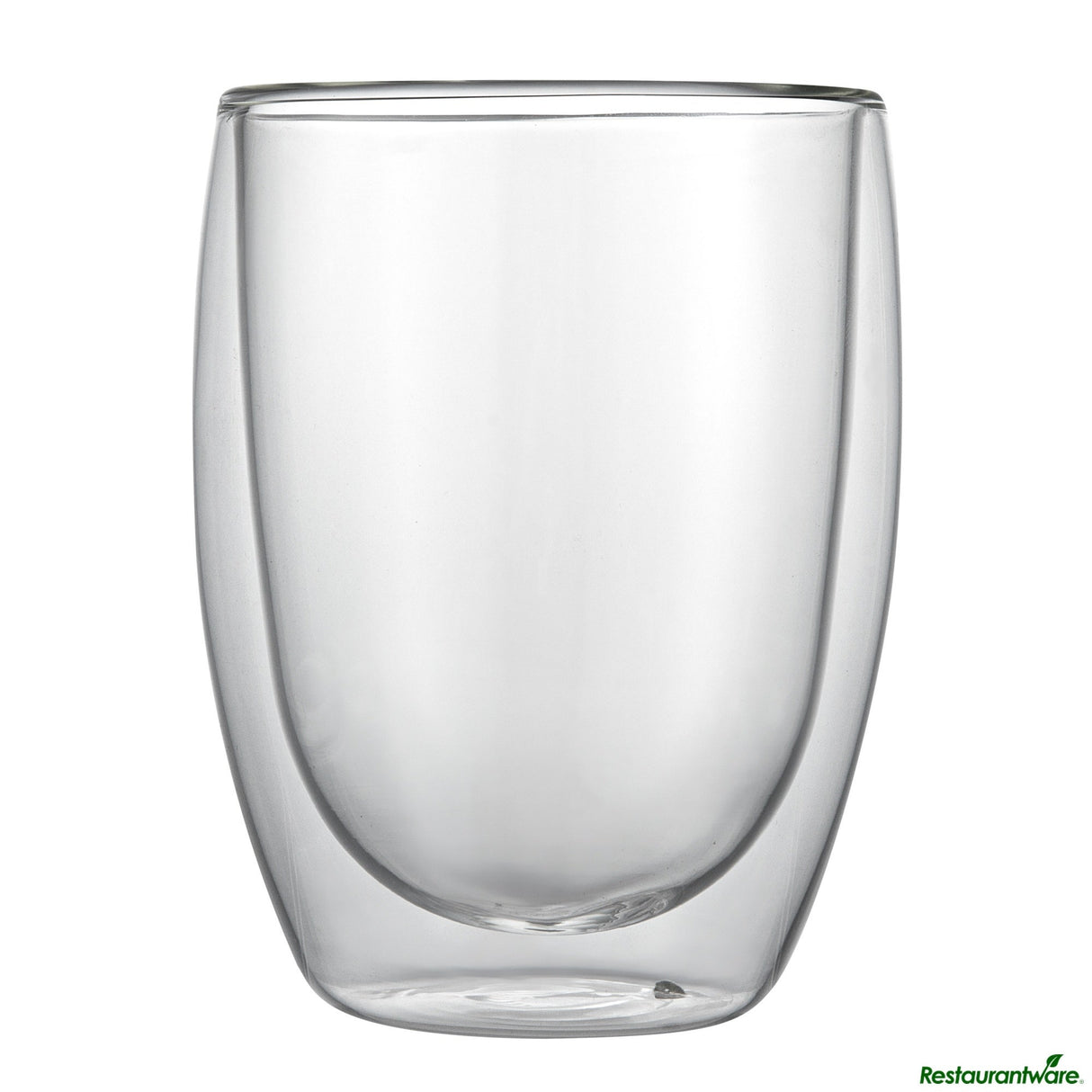 Cups, Coffee, Glass, 12 Ounce, Double-Wall, Borosilicate, 3.25 x 3.25 x 4.75 Inch,6 - 2 COUNT