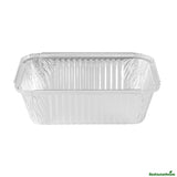 Containers, Foil Lux 5 Pound, Aluminum, Oblong, 10 x 7 x 2.75 Inch,100 - 1 EACH