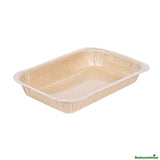 Trays, Baking, Pastry Tek 32 Ounce, Paperboard, Kraft, Rectangle, 8.25 x 5.5 x 1.5 Inch, Oven-Safe,4 - 25 COUNT