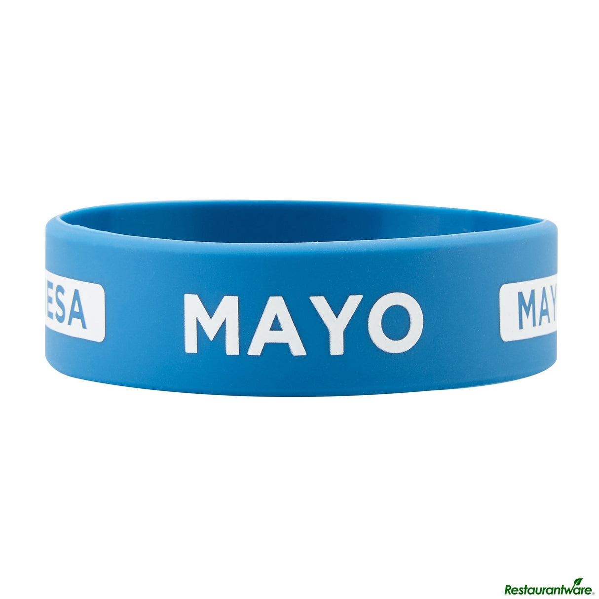 Bands, Label, Blue, Mayo, Silicone, for 16/20/24 Ounce Squeeze Bottles,10 - 1 EACH