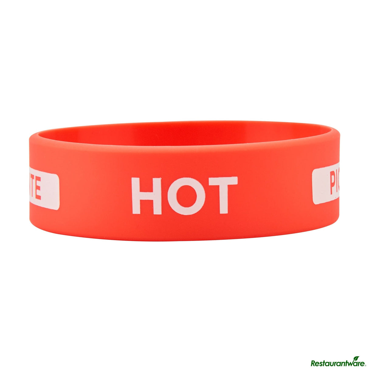 Bands, Label, Red, Hot, Silicone, for 16/20/24 Ounce Squeeze Bottles,10 - 1 EACH