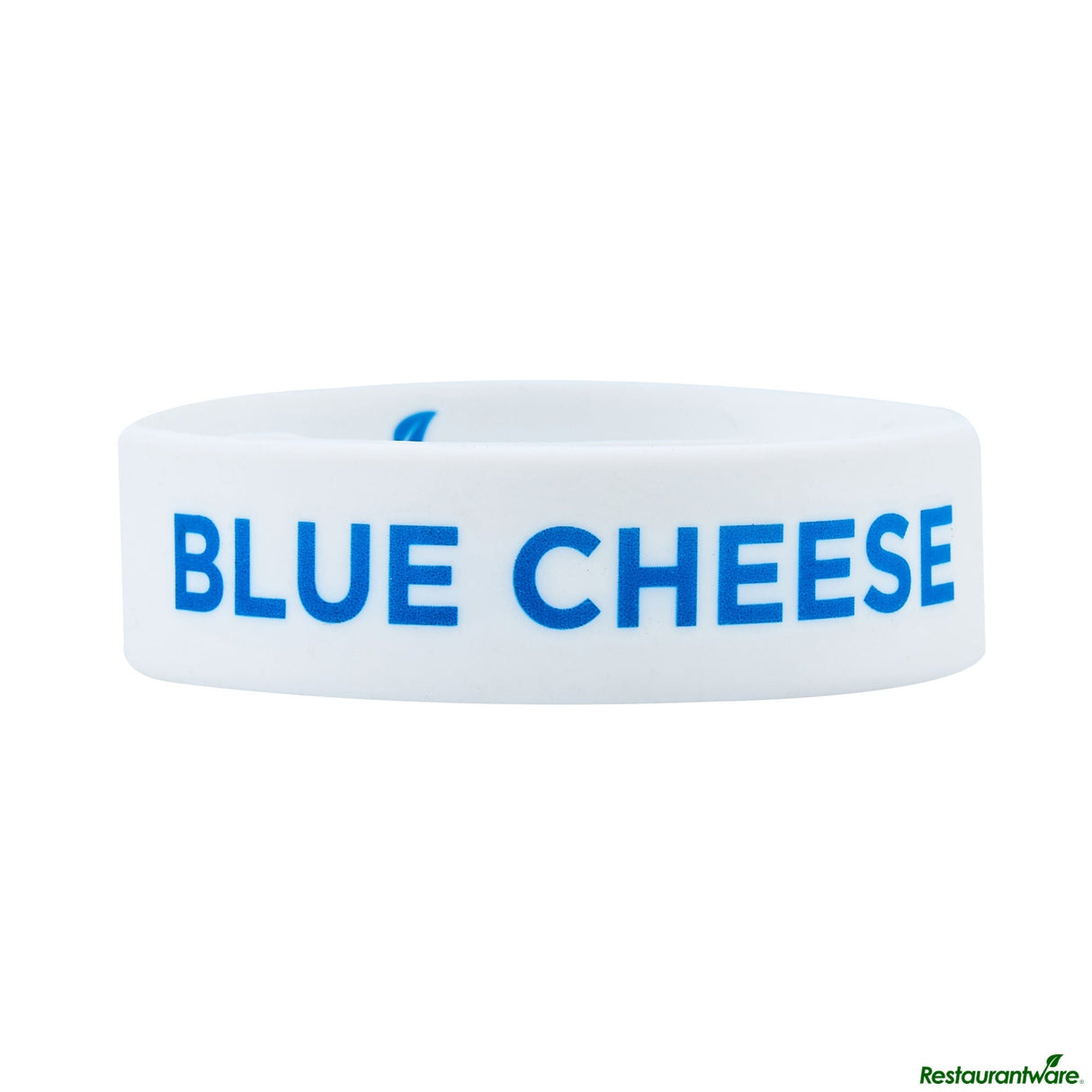 Bands, Label, White, Blue Cheese, Silicone, for 16/20/24 Ounce Squeeze Bottles,10 - 1 EACH
