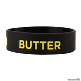 Bands, Label, Black, Butter, Silicone, for 16/20/24 Ounce Squeeze Bottles,10 - 1 EACH