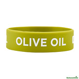 Bands, Label, Green, Olive Oil, Silicone, for 16/20/24 Ounce Squeeze Bottles,10 - 1 EACH