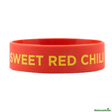 Bands, Label, Red, Sweet Red Chili, Silicone, for 16/20/24 Ounce Squeeze Bottles,10 - 1 EACH
