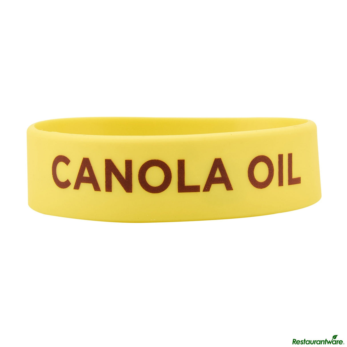 Bands, Label, Yellow, Canola Oil, Silicone, for 16/20/24 Ounce Squeeze Bottles,10 - 1 EACH