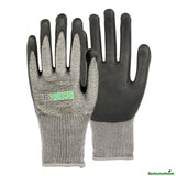 Gloves, Work, Life Protector X-Large, Cut-Resistant, HPPE Polyester & Spandex, Nitrile Foam Coated Palm, Gray,10 - 2 PIECE