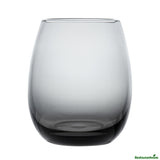 Glasses, Wine, Vetri, 15 Ounce, Gray, Stemless, 3.75 x 3.75 x 4.25 Inch,4 - 6 COUNT