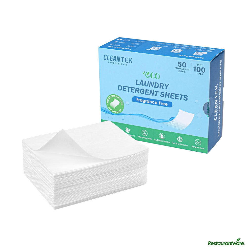 Clean Tech Detergent Detergent, Laundry, Clean Tek, Sheet, Fragrance Free – Orderve