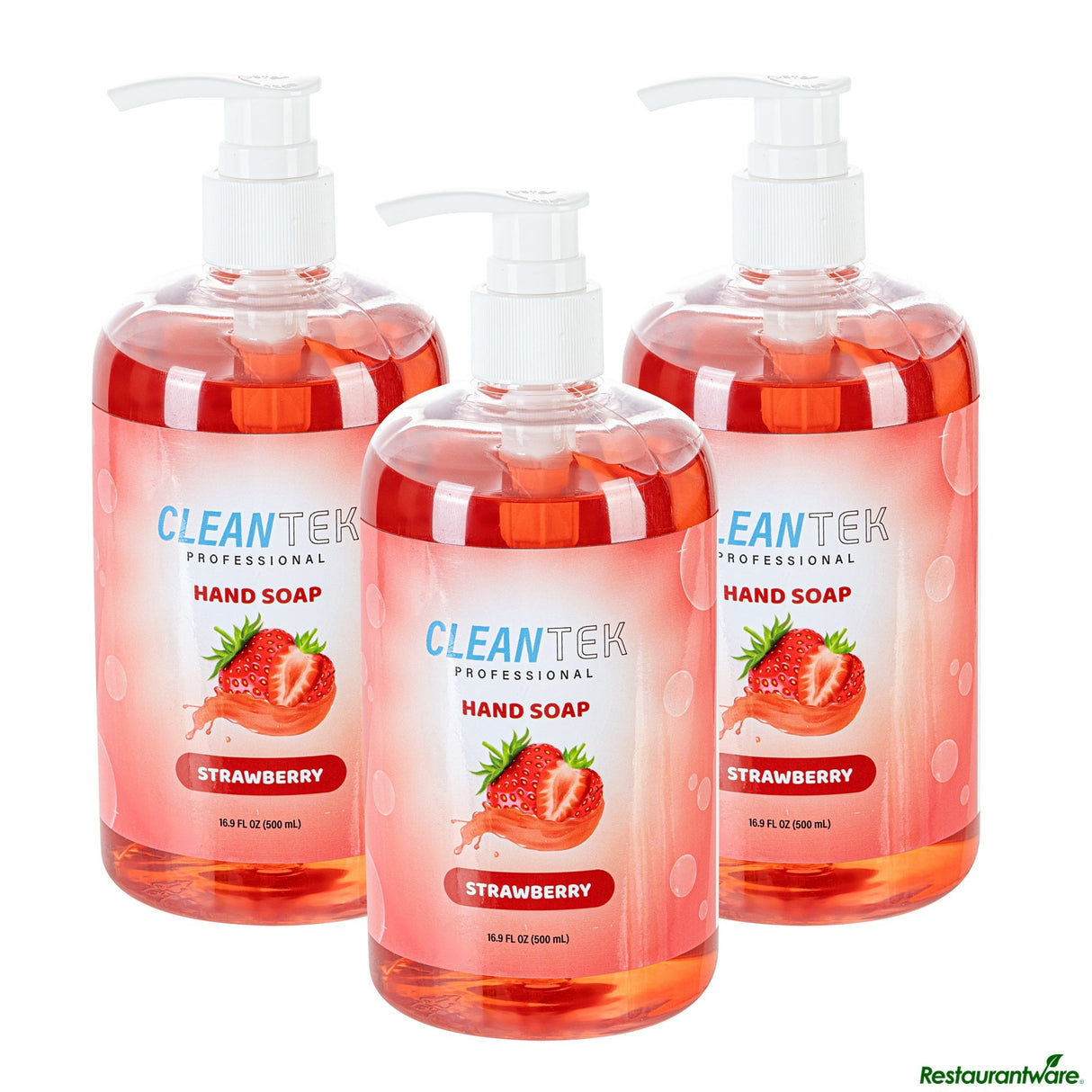 Soap, Hand, Clean Tek, Strawberry,24 - 16.9 FLUID