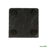 Plates, Tasting, 4 Inch, Slate, Black, Square,10 - 1 EACH