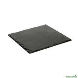 Plates, Serving, 10 Inch, Slate, Black, Square,4 - 1 EACH