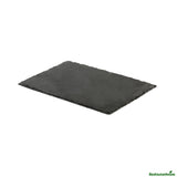 Trays, Serving, 11.75 x 7.75 Inch, Slate, Black, Rectangle,4 - 1 EACH