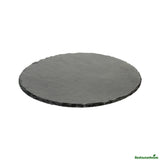 Plates, Serving, 9.75 Inch, Slate, Black, Round,4 - 1 EACH