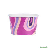 Cups, To-Go, Coppetta 8 Ounce, Paper, Midnight Groove, Round, 3.75 x 3.75 x 2.25 Inch,4 - 50 COUNT