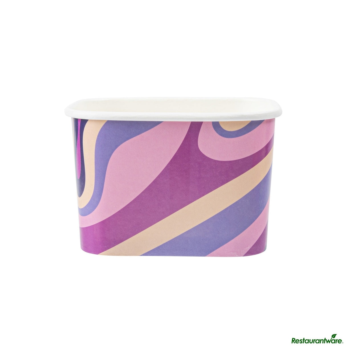 Cups, To-Go, Coppetta 12 Ounce, Paper, Midnight Groove, Square, 4.25 x 3.25 x 2.75 Inch,4 - 50 COUNT