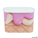 Cups, To-Go, Coppetta 12 Ounce, Paper, Vanilla Strawberry Swirl, Square, 4.25 x 3.25 x 2.75 Inch,4 - 50 COUNT