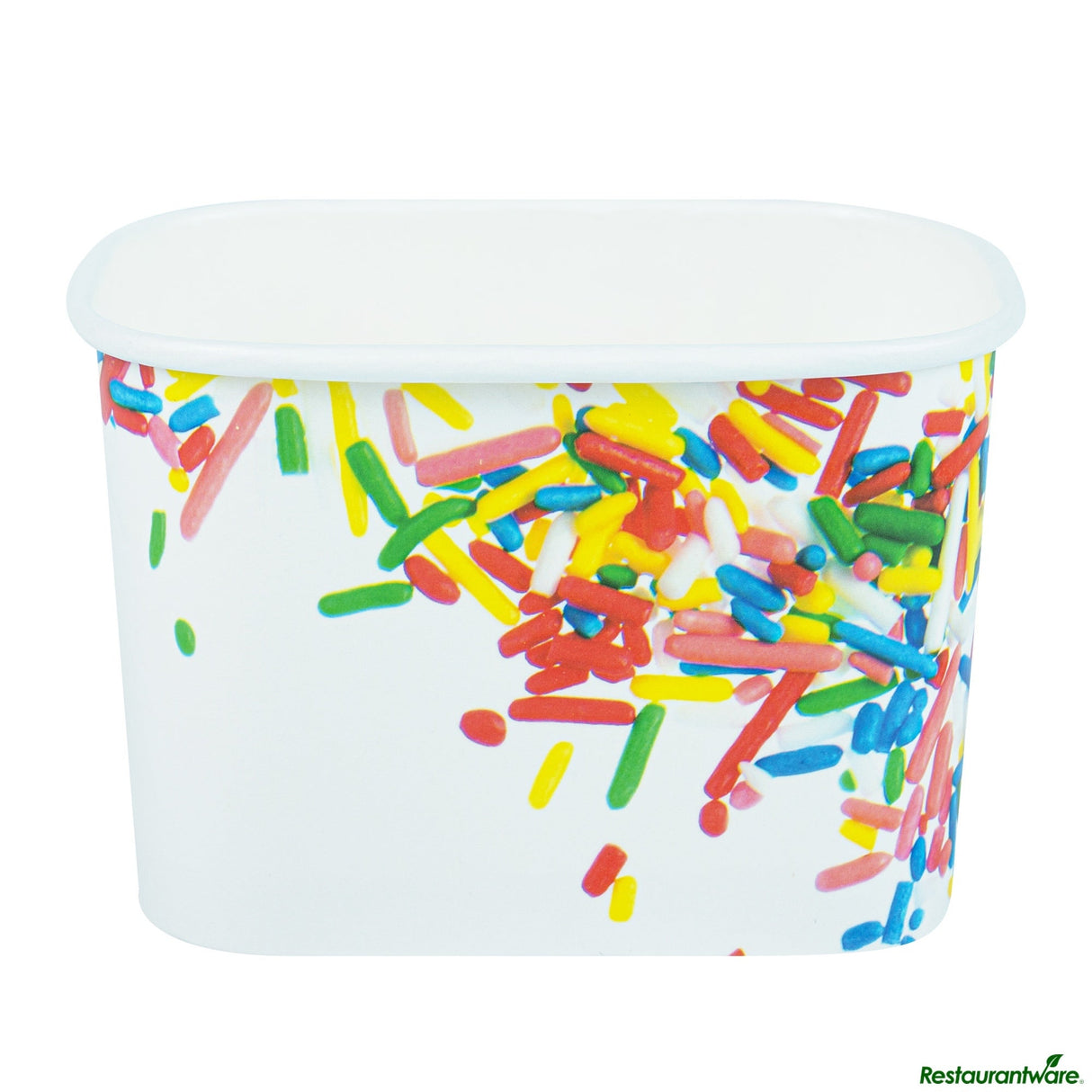 Cups, To-Go, Coppetta 12 Ounce, Paper, Classic Sprinkles, Square, 4.25 x 3.25 x 2.75 Inch,4 - 50 COUNT