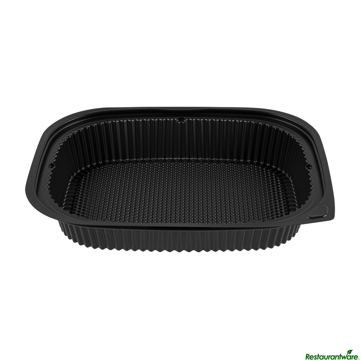Containers, Food, 88 Ounce, Plastic, Black, 13.5 x 9.5 x 1.5 Inch,5 - 20 COUNT