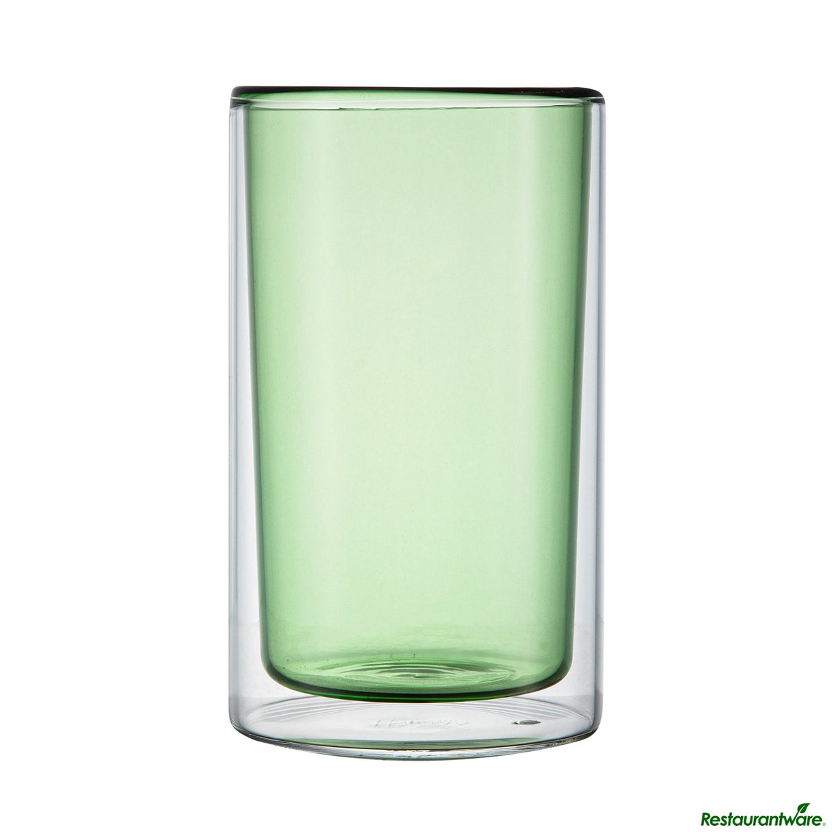 Tumblers, Forma Professional, 14 Ounce, Double-Wall, Borosilicate, Green, 3.25 x 3.25 x 5.25 Inch,6 - 2 COUNT