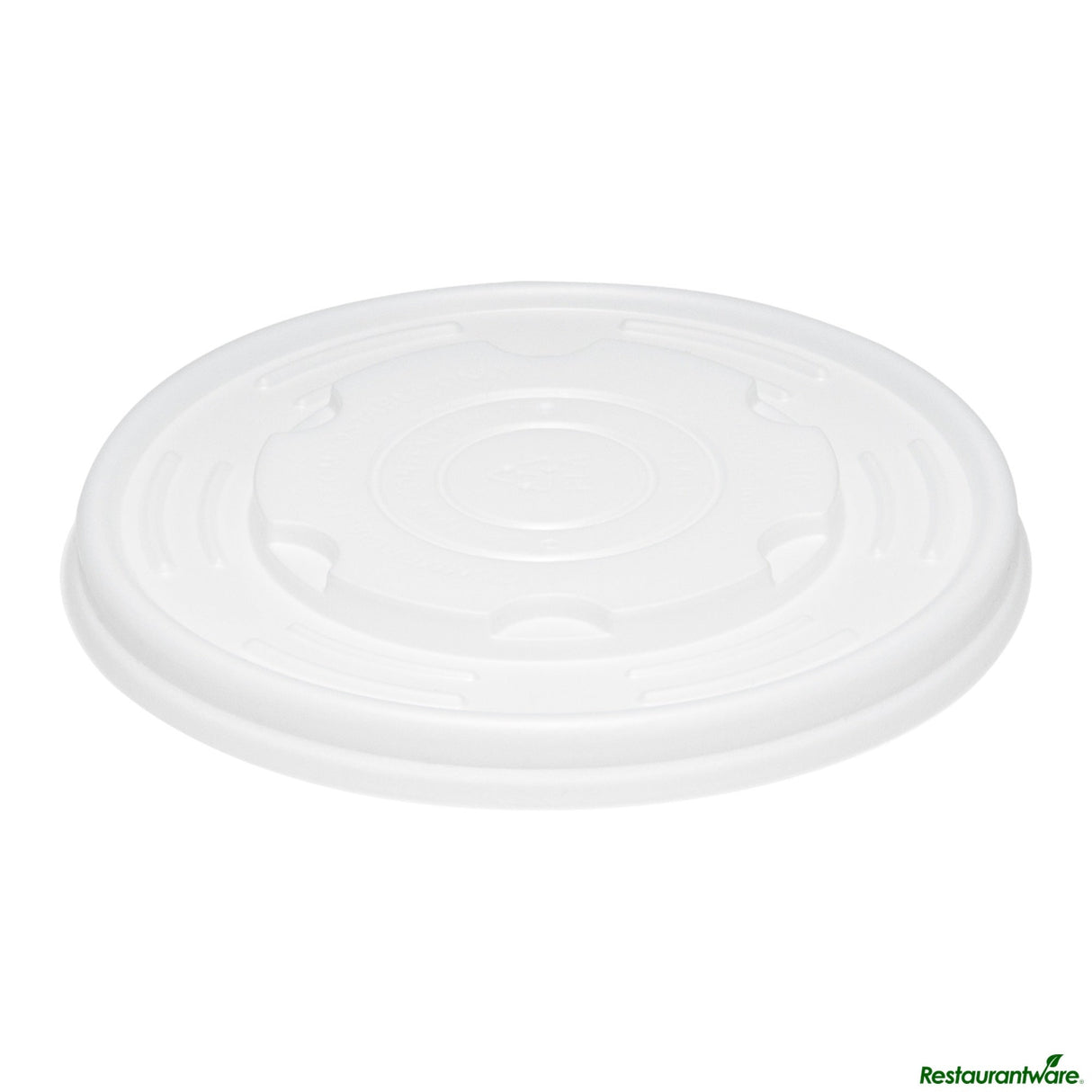 Lids, Sustain, Plastic, White, Round, for 12/16/24/32 Ounce Soup Container,8 - 25 COUNT