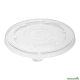 Lids, Sustain, Plastic, Clear, Round, for 37 & 44 Ounce Take-Out Containers,4 - 50 COUNT