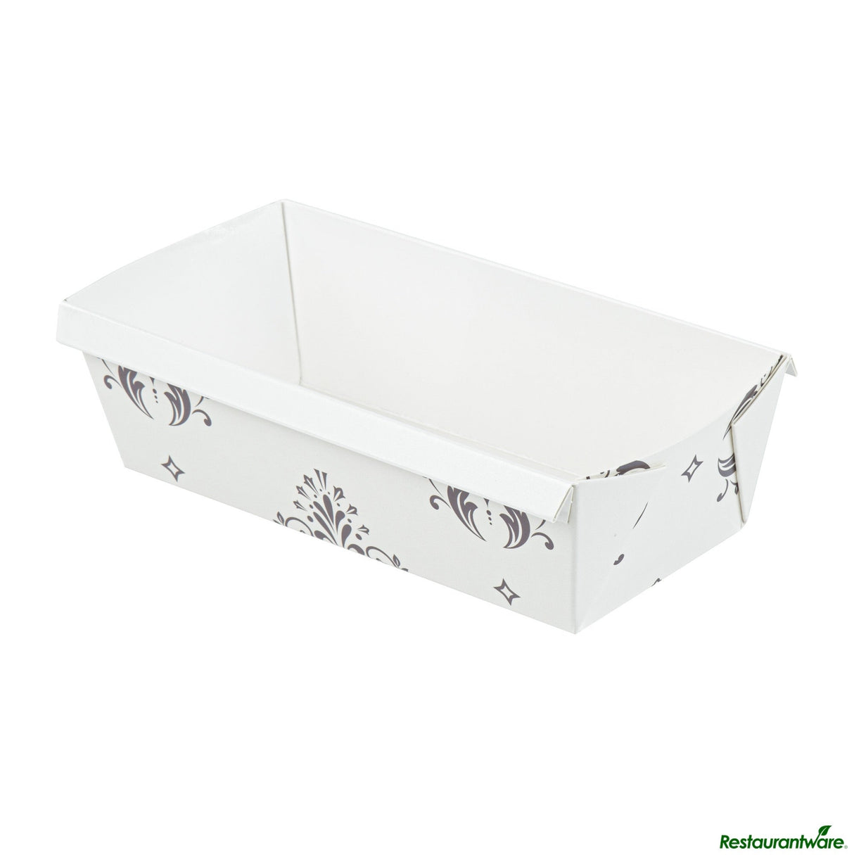 Pans, Loaf, Bake Tek 32 Ounce, Greaseproof Paper, Beige Vintage Floral, 8 x 3.75 x 2.25 Inch,4 - 25 COUNT