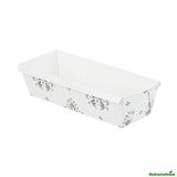 Pans, Loaf, Bake Tek 42 Ounce, Greaseproof Paper, Beige Vintage Floral, 10 x 3.5 x 2.5 Inch,4 - 25 COUNT