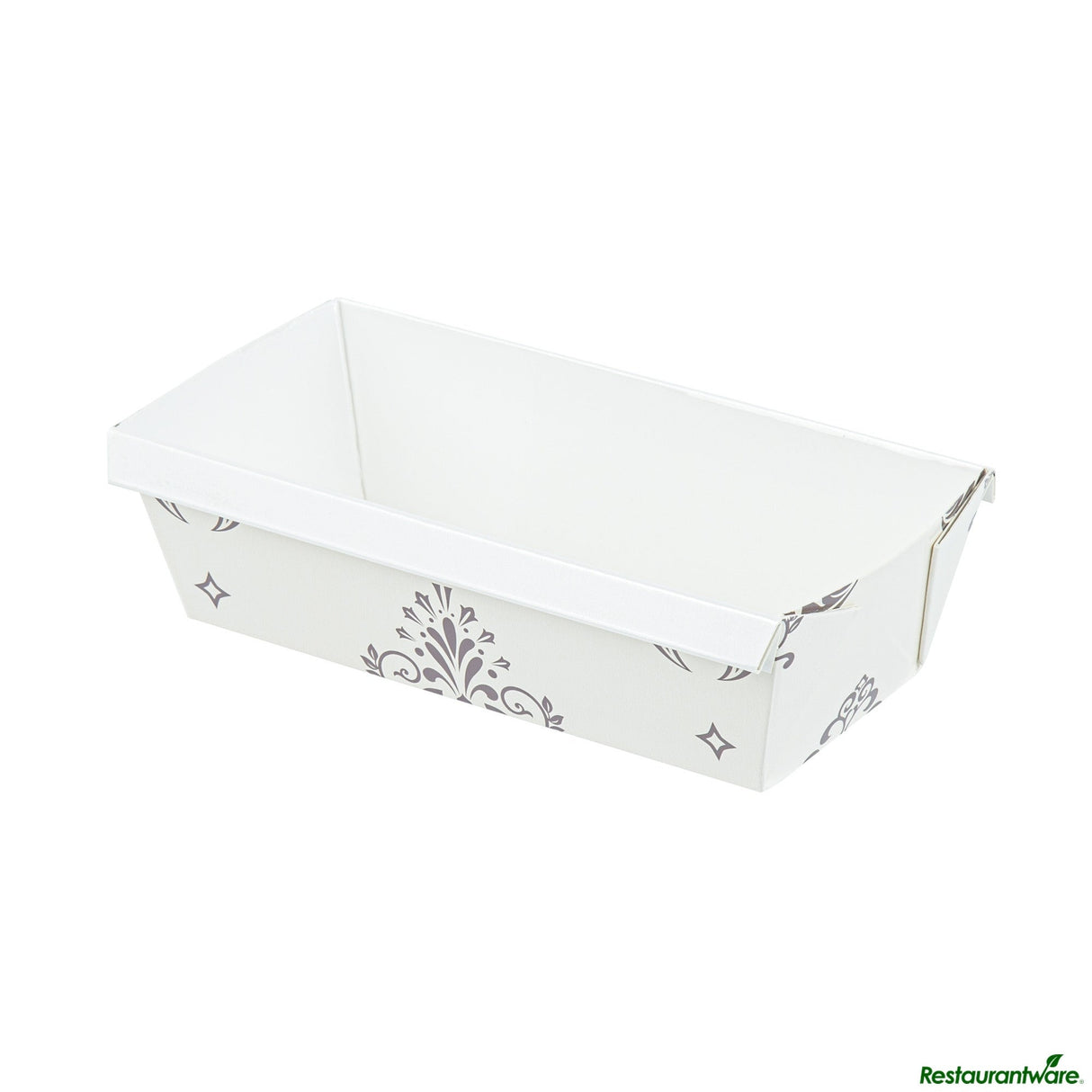 Pans, Loaf, Bake Tek 13 Ounce, Greaseproof Paper, Beige Vintage Floral, 7 x 3.25 x 2 Inch,4 - 25 COUNT