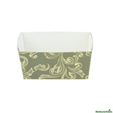 Pans, Loaf, Bake Tek 9 Ounce, Greaseproof Paper, Dark Green Vintage Floral, 4 x 2.25 x 2 Inch,100 - 1 EACH
