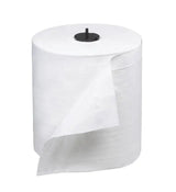 Towels, Roll, 1-Ply, White, 7.7 Inch,6 - 900 FOOT