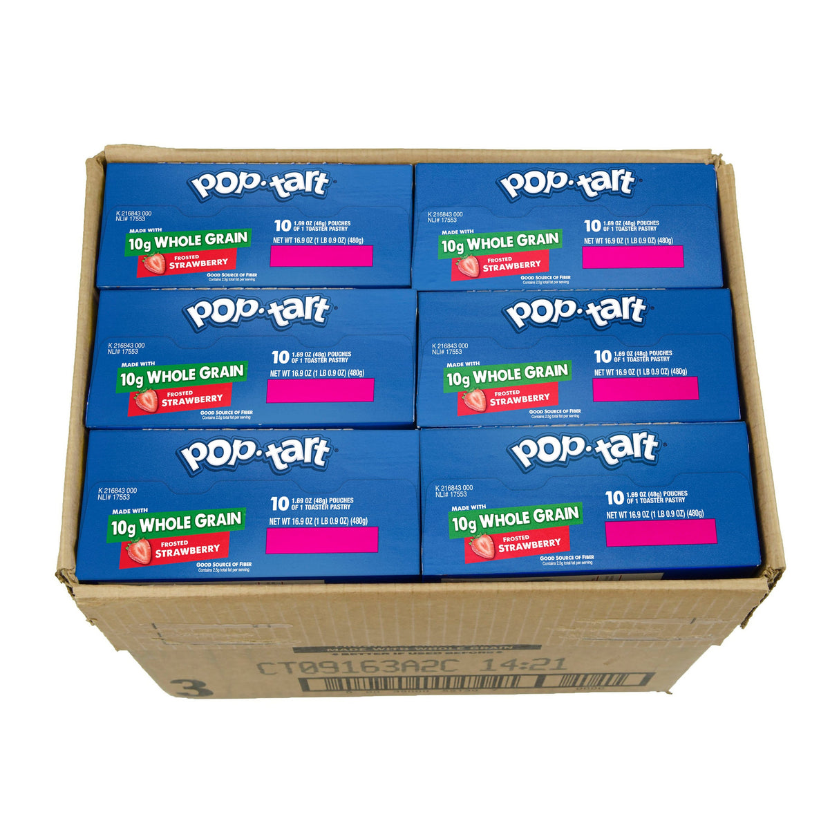 Pastries, Toaster, Frosted Strawberry, 1 Per Package, 1.76 Ounce,12 - 10 COUNT