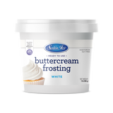 Frosting, Buttercream, White, Ready-To-Use,3 - 1 POUND