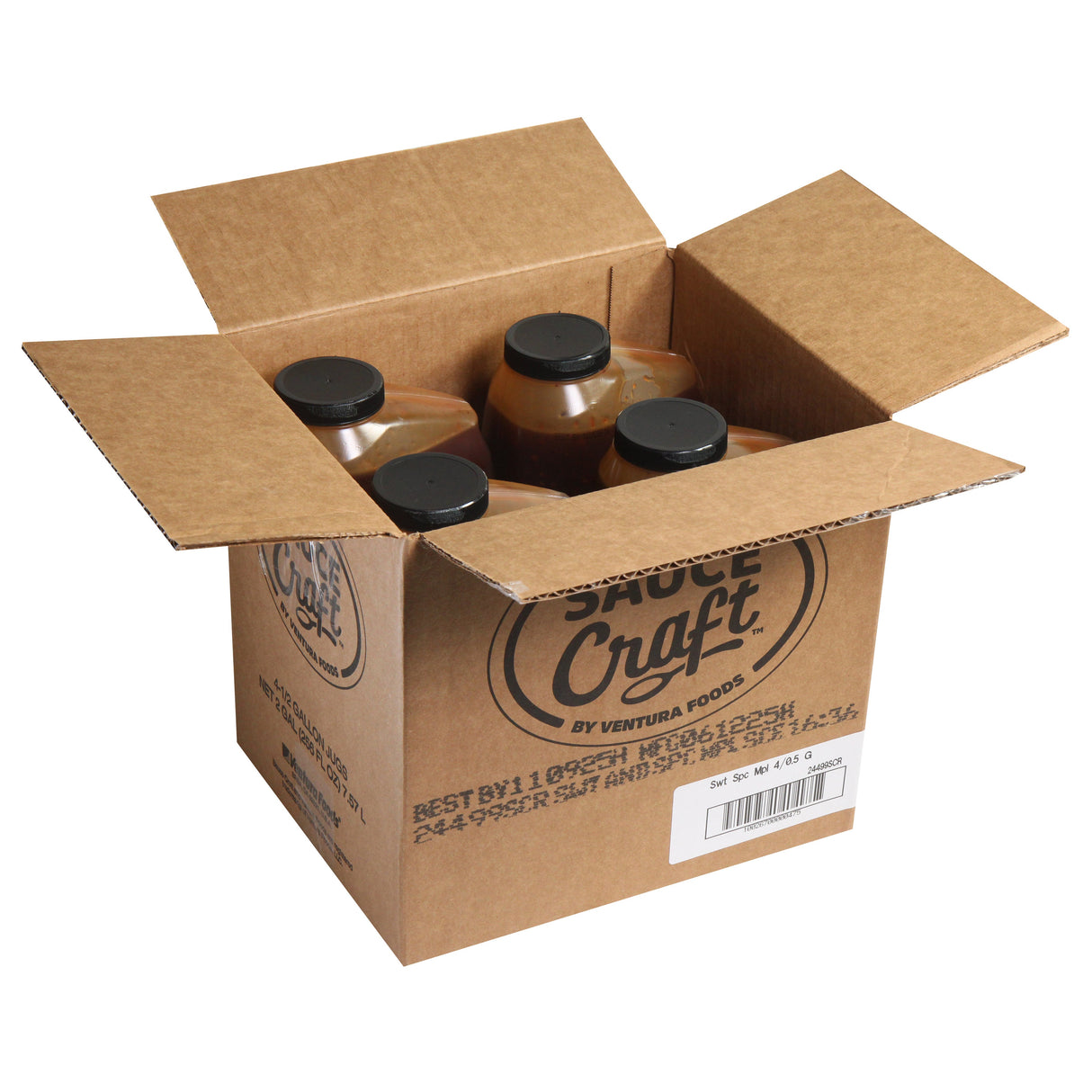 Sauce, Sweet & Spicy Maple, 1 Fluid Ounce,4 - 0.5 GALLON