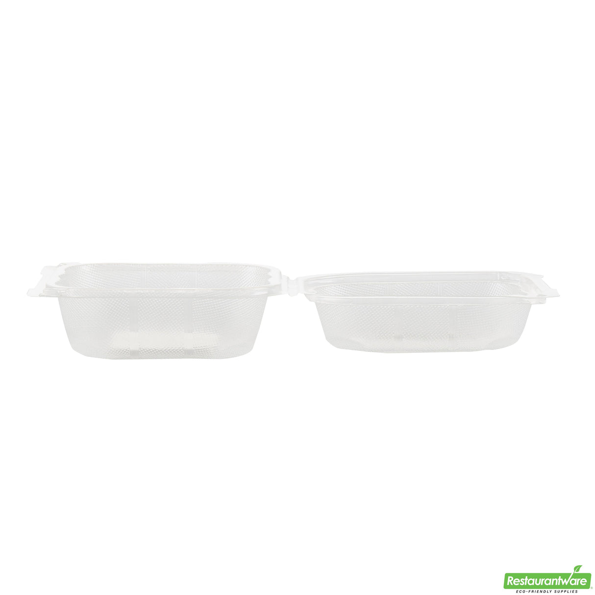 Containers, RW Base 13 Ounce, Microwavable Plastic, Clear, 5.50 x 5.50 x 2.75 Inch, Anti-Fog Clamshell, Square,2 - 50 COUNT